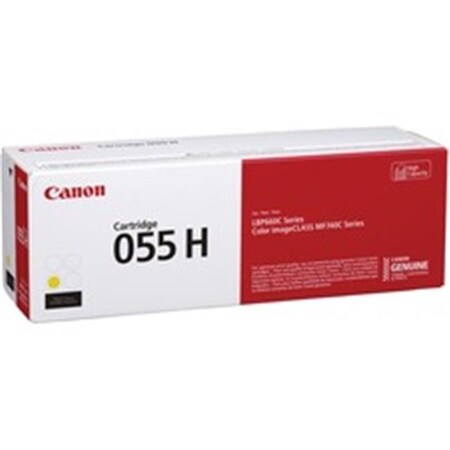 Canon Canon CNMCRTDG055HY ImageCLASS High Yield Toner 055H Cartridge; Yellow CNMCRTDG055HY
